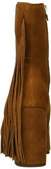DOLCE VITA - RHODA SHORT FRINGE SUEDE BOOTS **FREE SHIPPING**