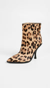 SIGERSON MORRISON - HONGY POINTED TOE LEOPARD BOOTS **FREE SHIPPING**
