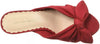 LOEFFLER RANDALL - LUISA FABRIC RED SLIDES **FREE SHIPPING**