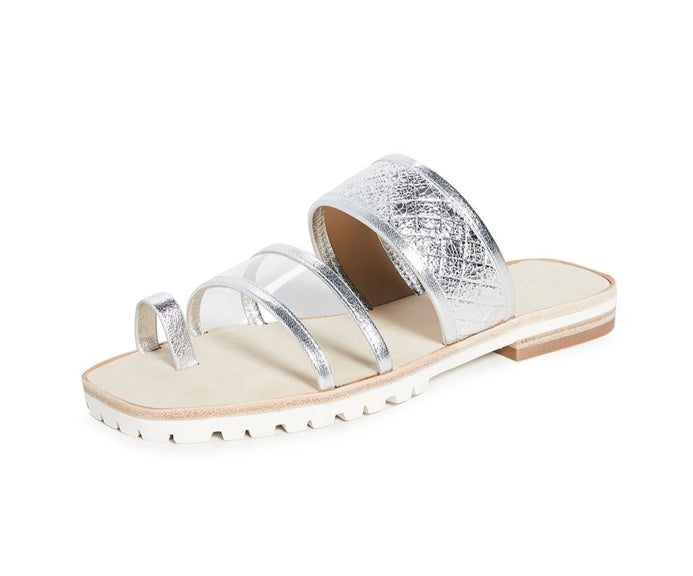 John Lewis Lolly Leather Sandals, Neutral Sand at John Lewis & Partners