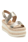 MARC FISHER - GALLIA GOLD LEATHER SANDALS **FREE SHIPPING**