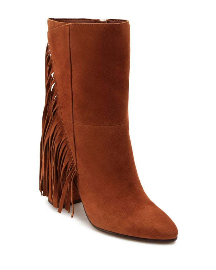 Short hotsell fringe boots