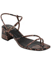 MARC FISHER - JINY 2 LEATHER SANDALS **FREE SHIPPING**
