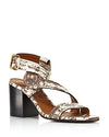 CHLOE - CANDICE LEATHER HEELED SANDALS **FREE SHIPPING**