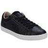 LACOSTE - STRAIGHTSET BLACK LEATHER SNEAKERS **FREE SHIPPING**
