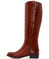INC - FAWNE WIDE CALF COGNAC LEATHER BOOTS **FREE SHIPPING**