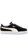PUMA - VARSITY BLACK SUEDE AND LEATHER SNEAKERS **FREE SHIPPING**