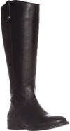 INC - FAWNE BLACK LEATHER BOOTS **FREE SHIPPING**