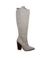 DOLCE VITA - VANYA WHITE PATENT LEATHER BOOTS **FREE SHIPPING**