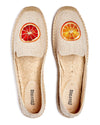 SOLUDOS - EMBROIDERED FABRIC ESPADRILLE FLATS **FREE SHIPPING**