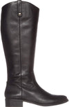 INC - FAWNE WIDE CALF BLACK LEATHER BOOTS **FREE SHIPPING**