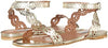 TABITHA SIMMONS - BOBBIN GOLD LEATHER FLAT SANDALS **FREE SHIPPING**