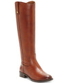 INC - FAWNE COGNAC LEATHER BOOTS **FREE SHIPPING**