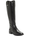 INC - FAWNE BLACK LEATHER BOOTS **FREE SHIPPING**