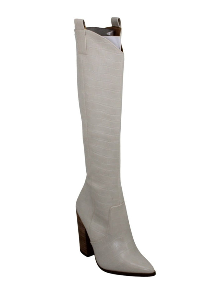 Dolce vita white boots sale