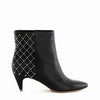 DOLCE VITA - DOT BLACK LEATHER STUDDED BOOTIES **FREE SHIPPING**