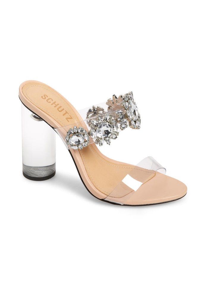 schutz transparent sandals